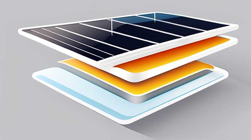 Why do solar cells use glass?