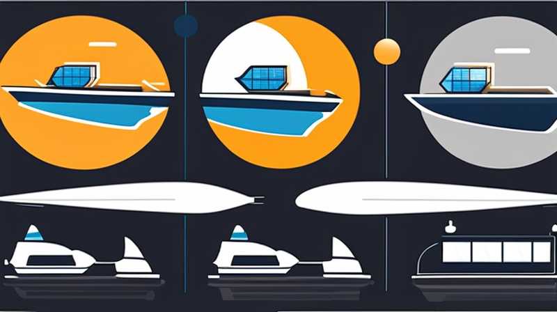 What is the efficiency of solar boats?