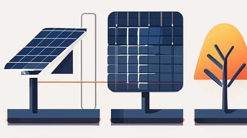 How to install solar panels in a square