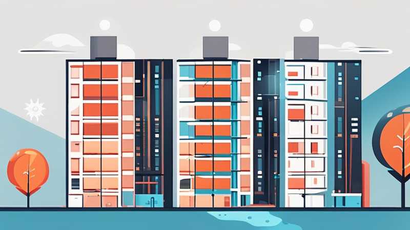 What to do if the solar energy of a high-rise building freezes