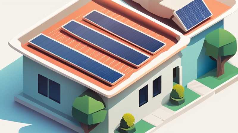 How to fix solar energy on the roof of a building