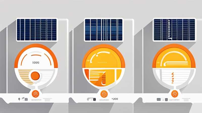 How many volts are 200 watts of solar energy?