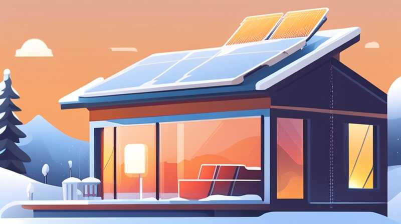 How to use rooftop solar energy in winter