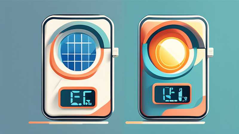 How to use solar powered meter to defrost