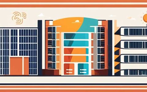 How many floors above have solar energy?