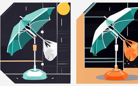 How to open a solar powered double-headed umbrella