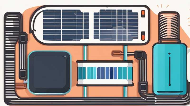 How many amps does the solar panel charging cable use?