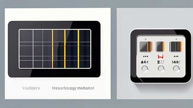 How to measure the voltage of solar panel boost controller