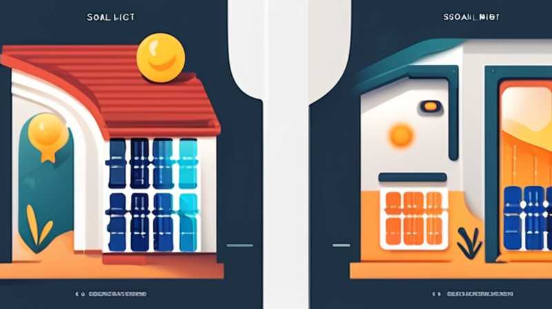 How did the solar light get damaged?