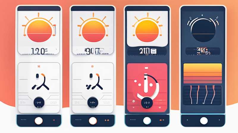 How much should the solar temperature control period be adjusted?