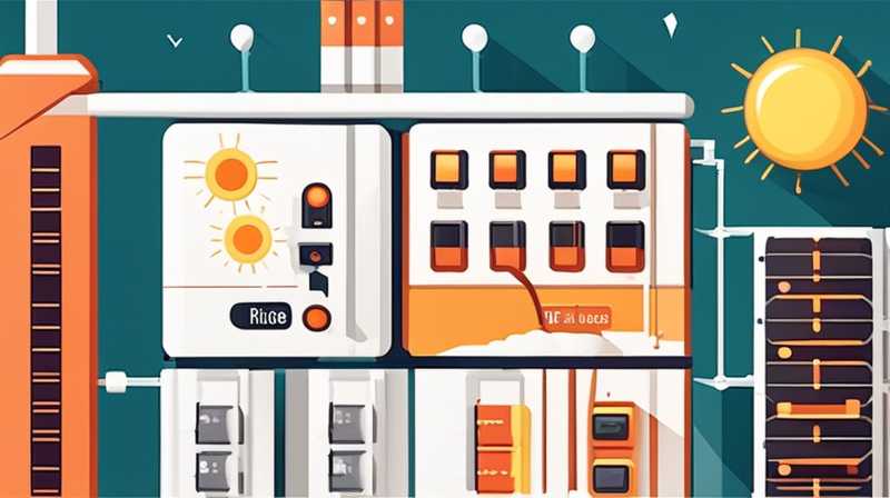 Which is the solar powered one-way switch?