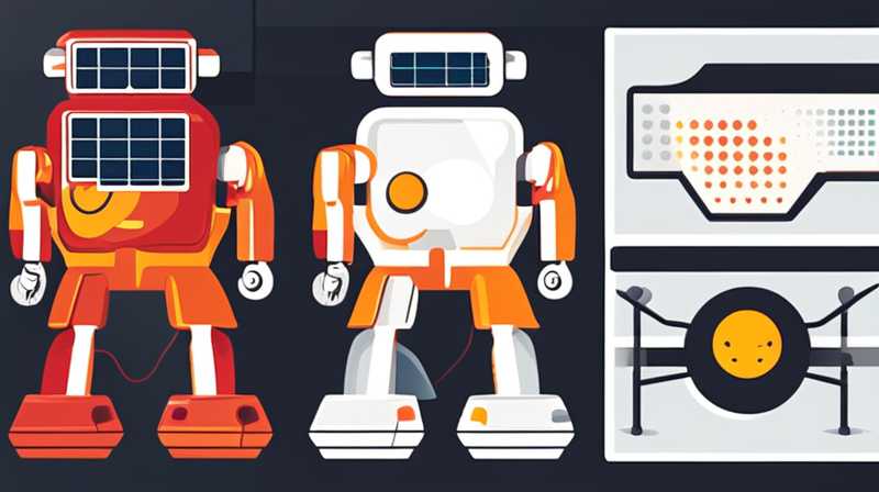 How to make a robot with solar panels