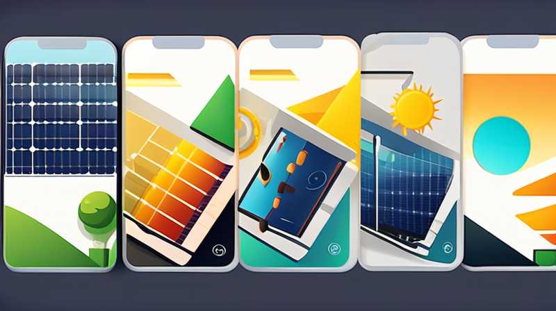 What cell phone can take pictures of solar energy?