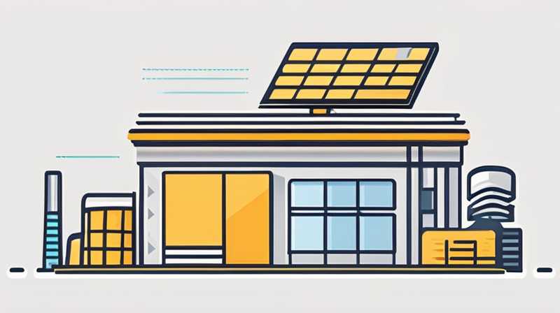 How to install solar energy on the factory roof