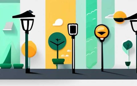 Where are the solar street lights in the yard?