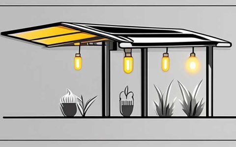 How many watts of solar lights are needed for the garden
