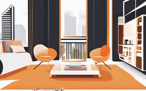 How to decorate high-rise living room with solar energy