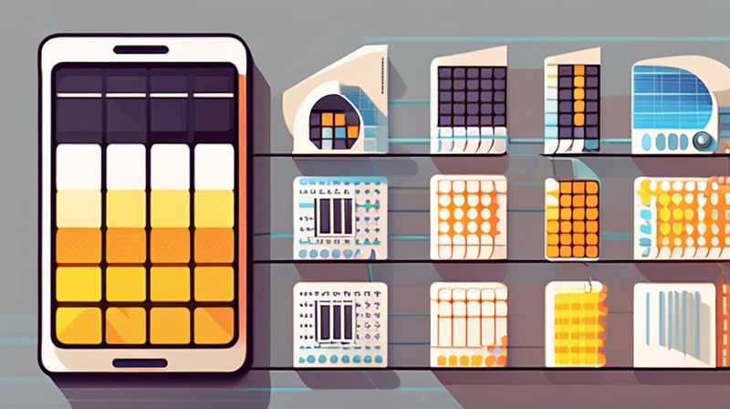 How many watts of solar energy are usually required?