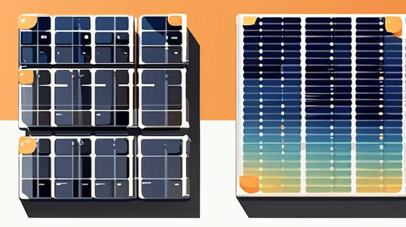 Where are the cells of solar photovoltaic panels located?