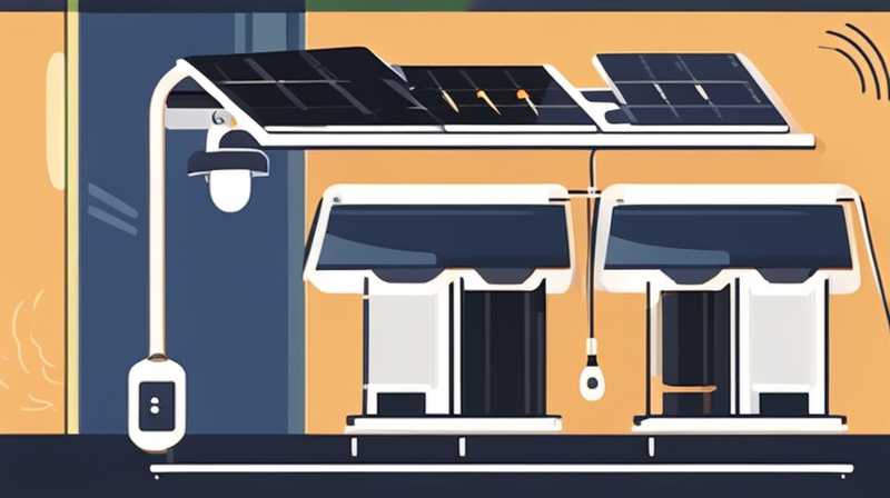 How to store electricity in solar outdoor lights