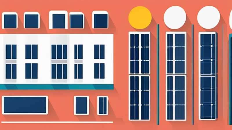 What are the uses of solar panels on high-rise buildings?