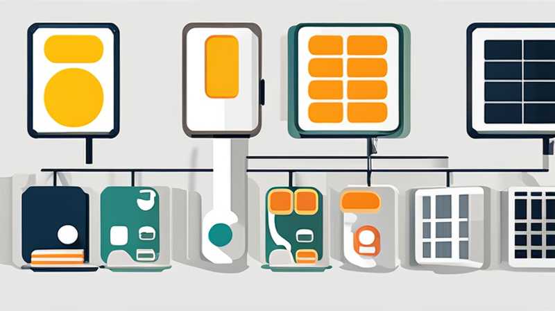 How to manually switch on and off solar street lights