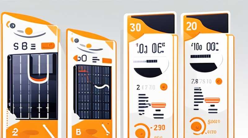 How many degrees should the solar meter be set to