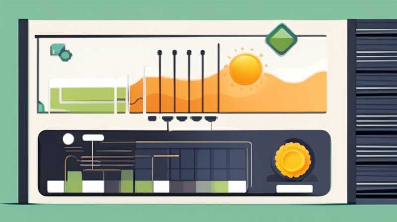 Monitor how much power the solar panels use