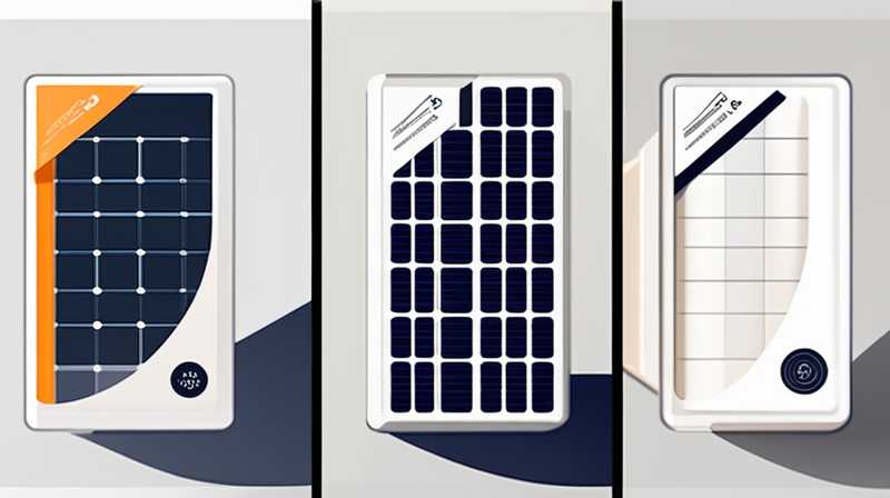 What packaging is used for solar cells