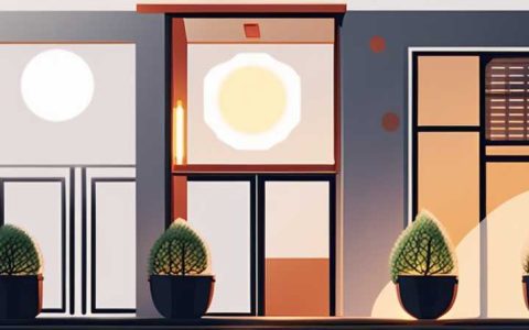How to install solar wall lights in a small courtyard