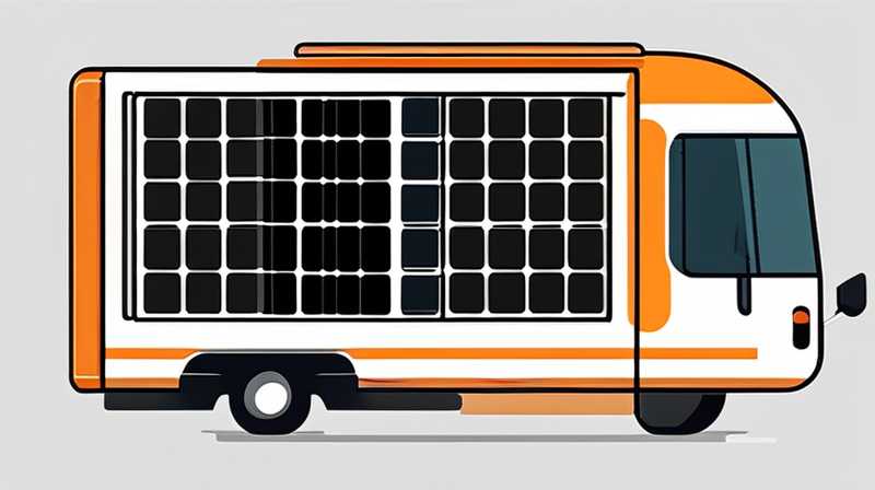 How much solar power can a B-type RV provide?