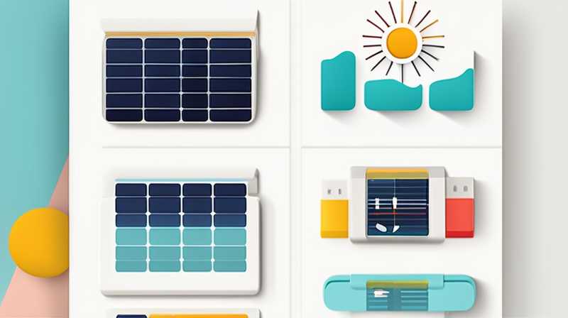 How many watts of solar energy are there in 0.3 square meters?