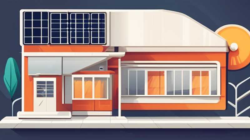 How to install solar panels in a processing shop