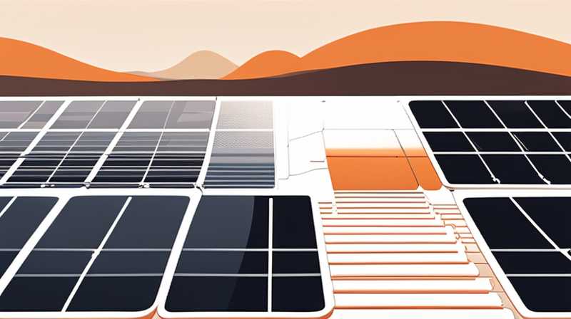 How many square meters are 1mw solar panels