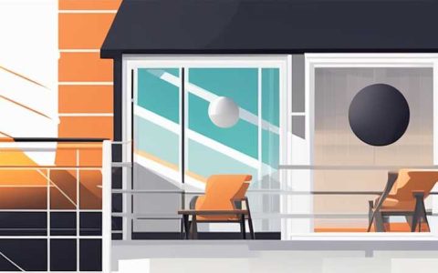 How to design solar shielding on balcony