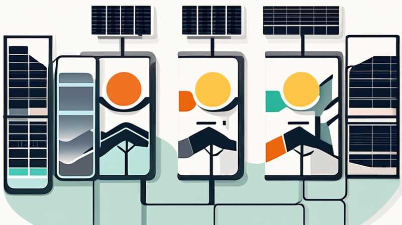 How to connect one to two solar energy