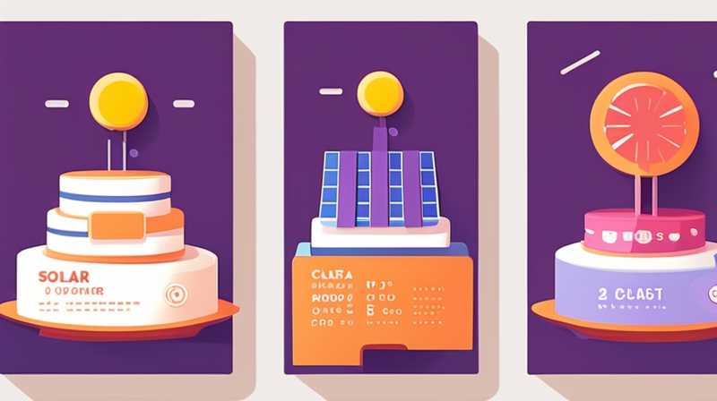 How much does a solar power cake cost?