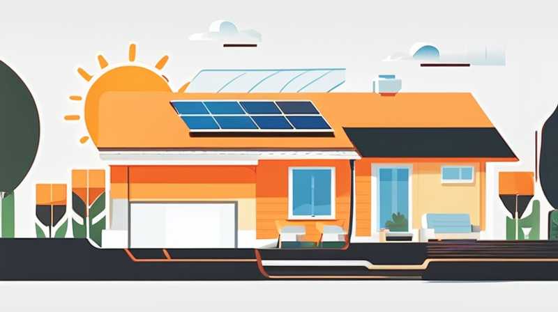 How to change the power supply of household solar energy