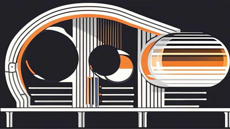 How many meters of solar tubes should be used on the top floor