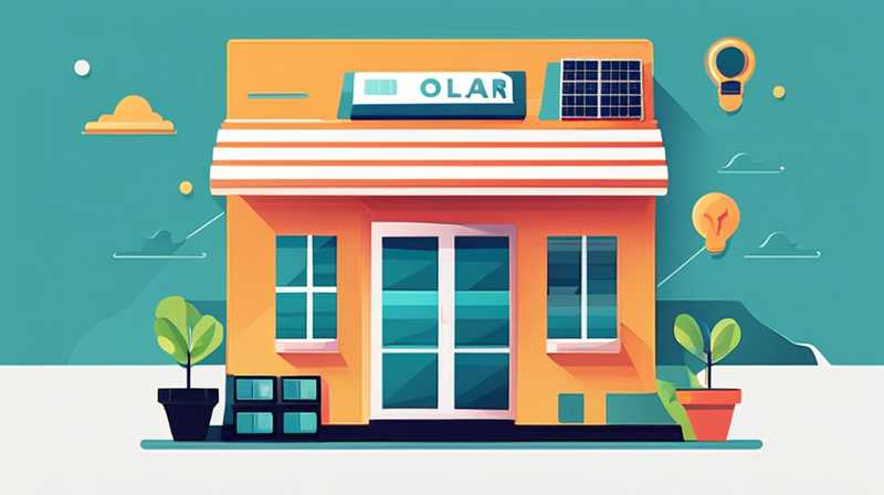 How much does it cost to open a solar energy shop?