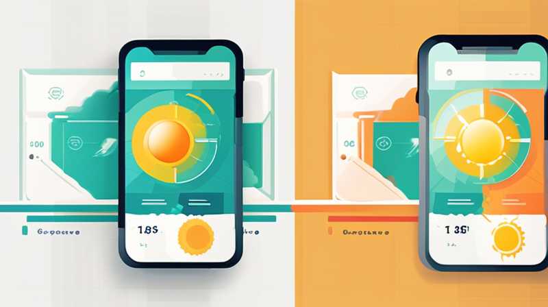 How to measure the positive and negative solar energy