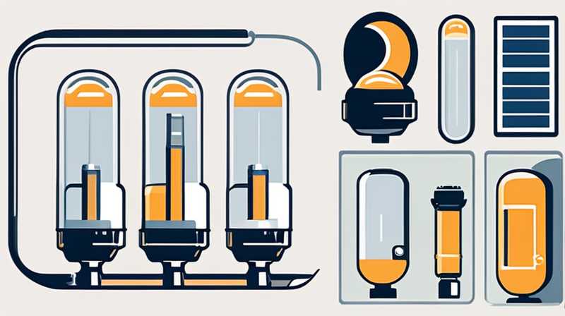 How to add batteries to solar light tubes