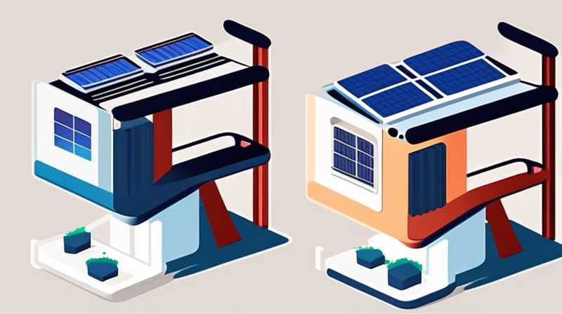 How to install solar cells on the fourth floor