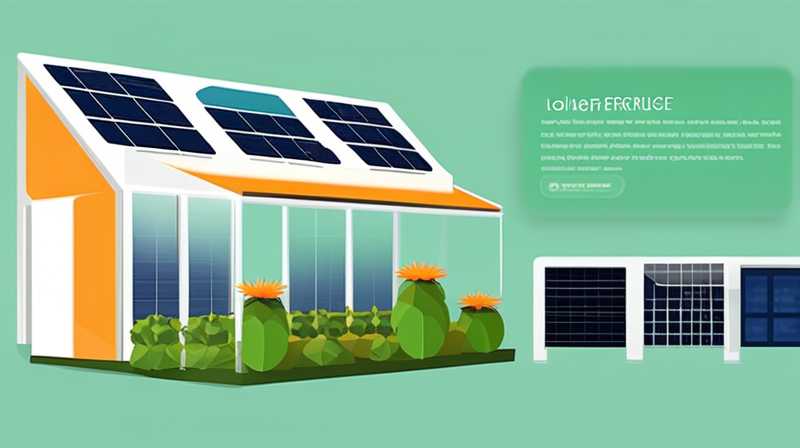 What materials are needed for solar greenhouses