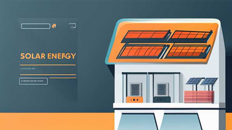 How to install solar energy in a shop