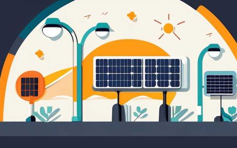 What is the light on the solar street light?