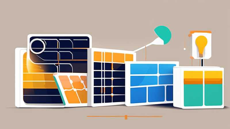 How many square meters does solar power wiring need to be done separately?