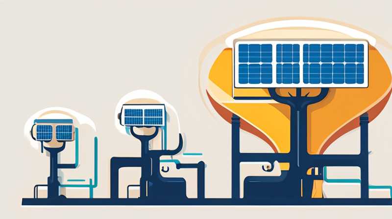 How to install solar triple valve