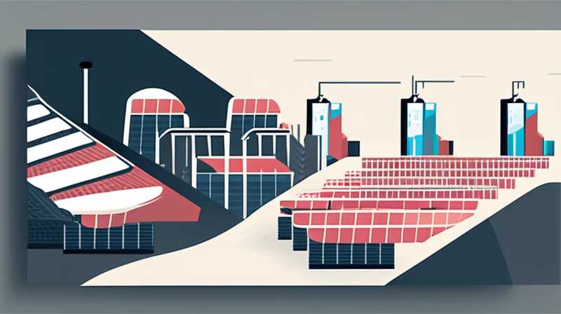 What solar panels are used in factories to generate electricity?