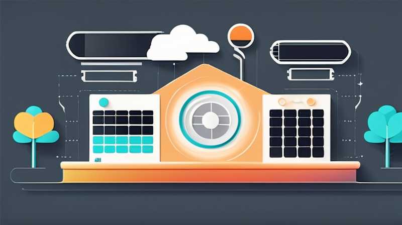 How to store solar energy converted into electricity